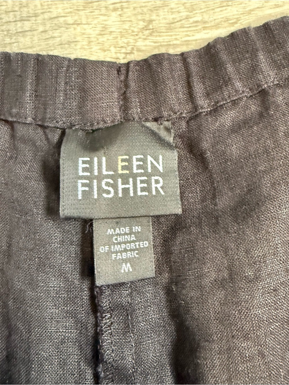 Eileen Fisher Irish Linen Pants - Lightweight - Picture 2 of 8